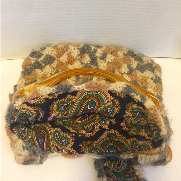 Vintage Handmade Crochet Purse Boho Grannycore - Picture 6 of 6